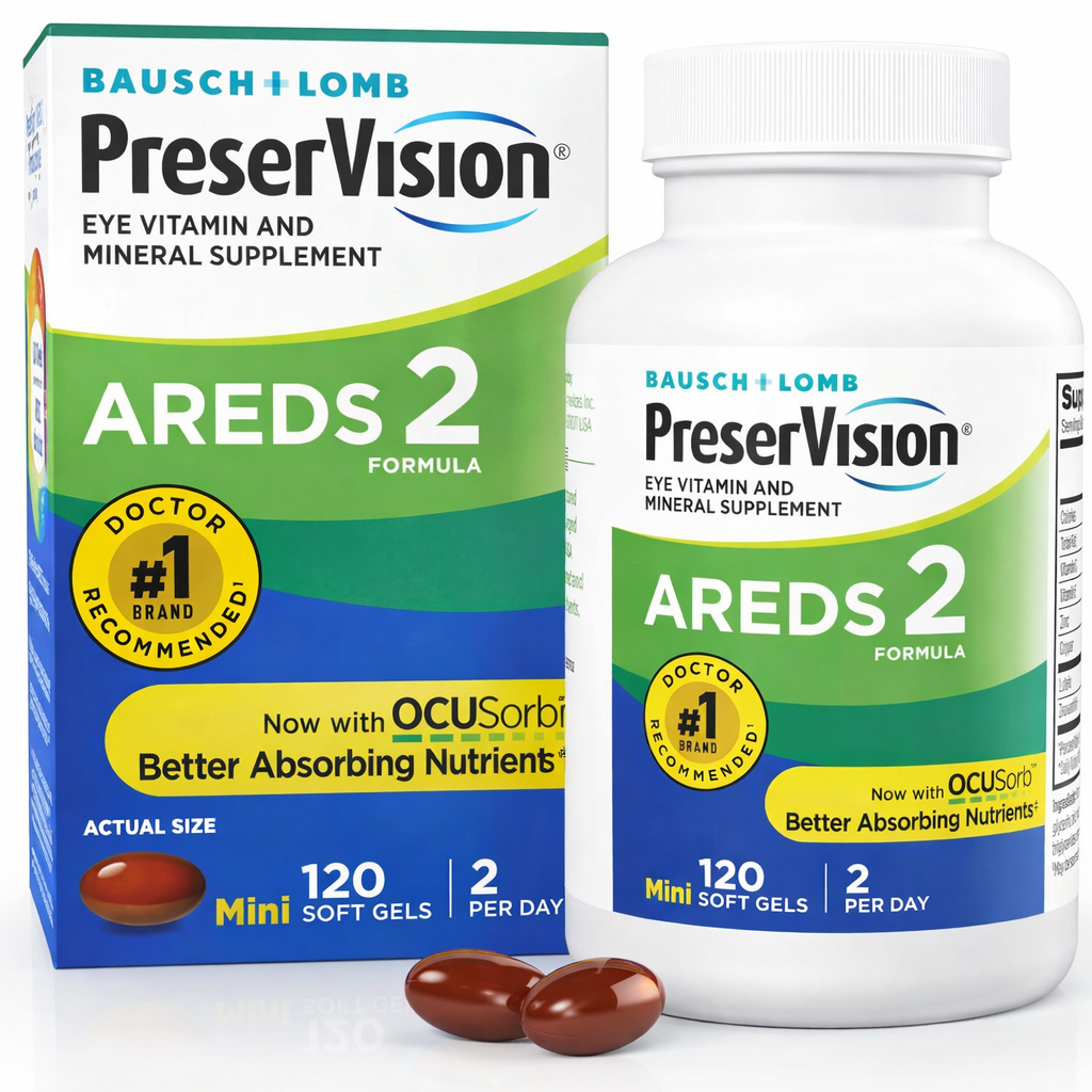 PreserVision AREDS 2 Eye Vitamins – #1 Eye Doctor Recommended Formula for Vision Support